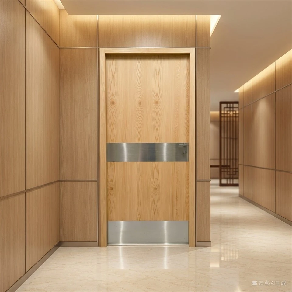 Wooden Paint-free Fire Door suppliers
